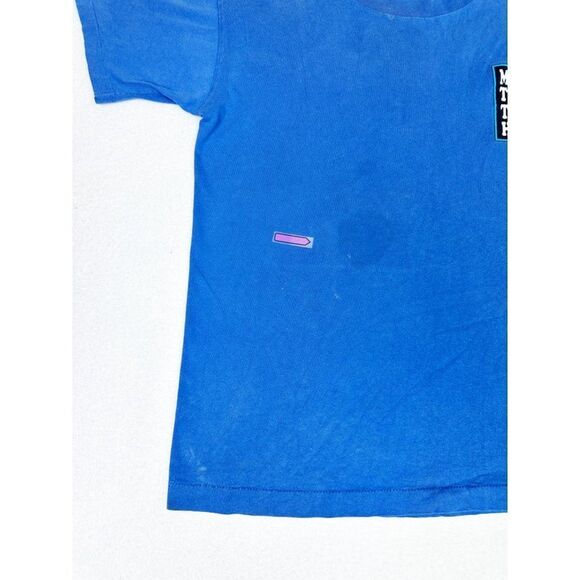 Vintage 90s USA Olympic T-Shirt Blue Small Basketball Sports Single Stich - Picture 7 of 11